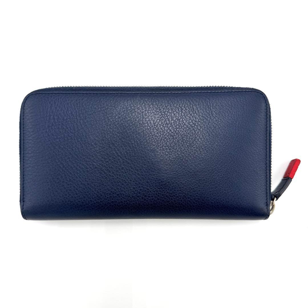 希少☆DIOR HOMME ディオールオム 長財布 CDロゴ ラウンドファスナー