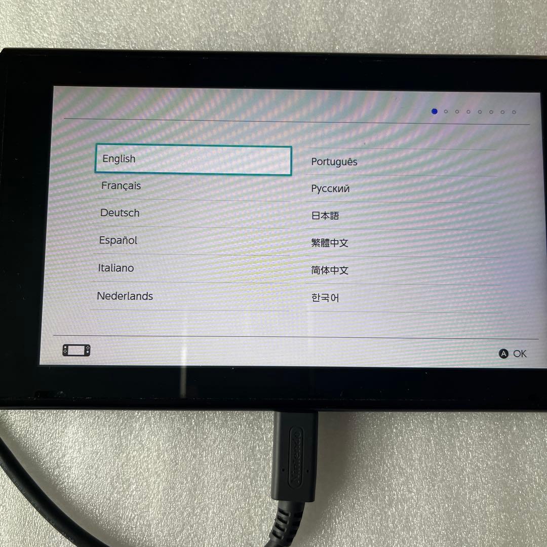 起動確認 初期化済 Switch 本体2020