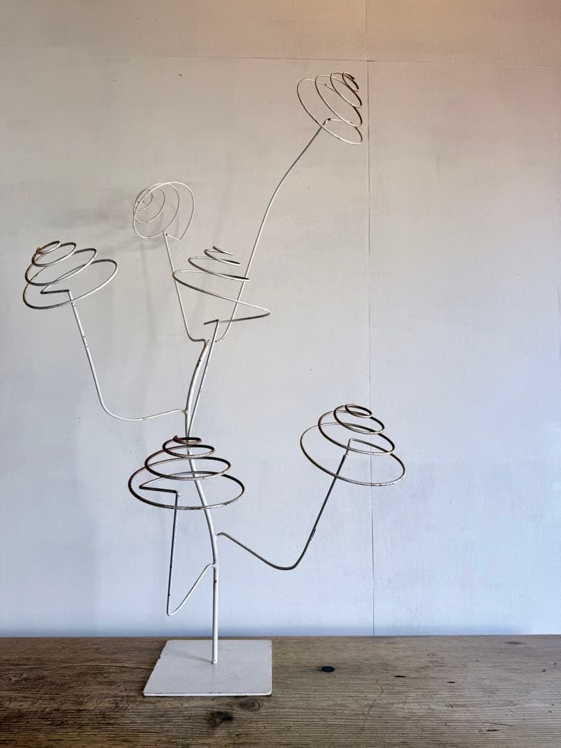 ワイヤーアート ハットスタンド 帽子掛け ミッドセンチュリー