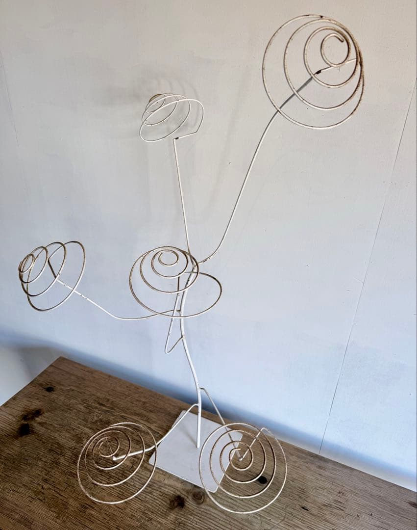 ワイヤーアート ハットスタンド 帽子掛け ミッドセンチュリー