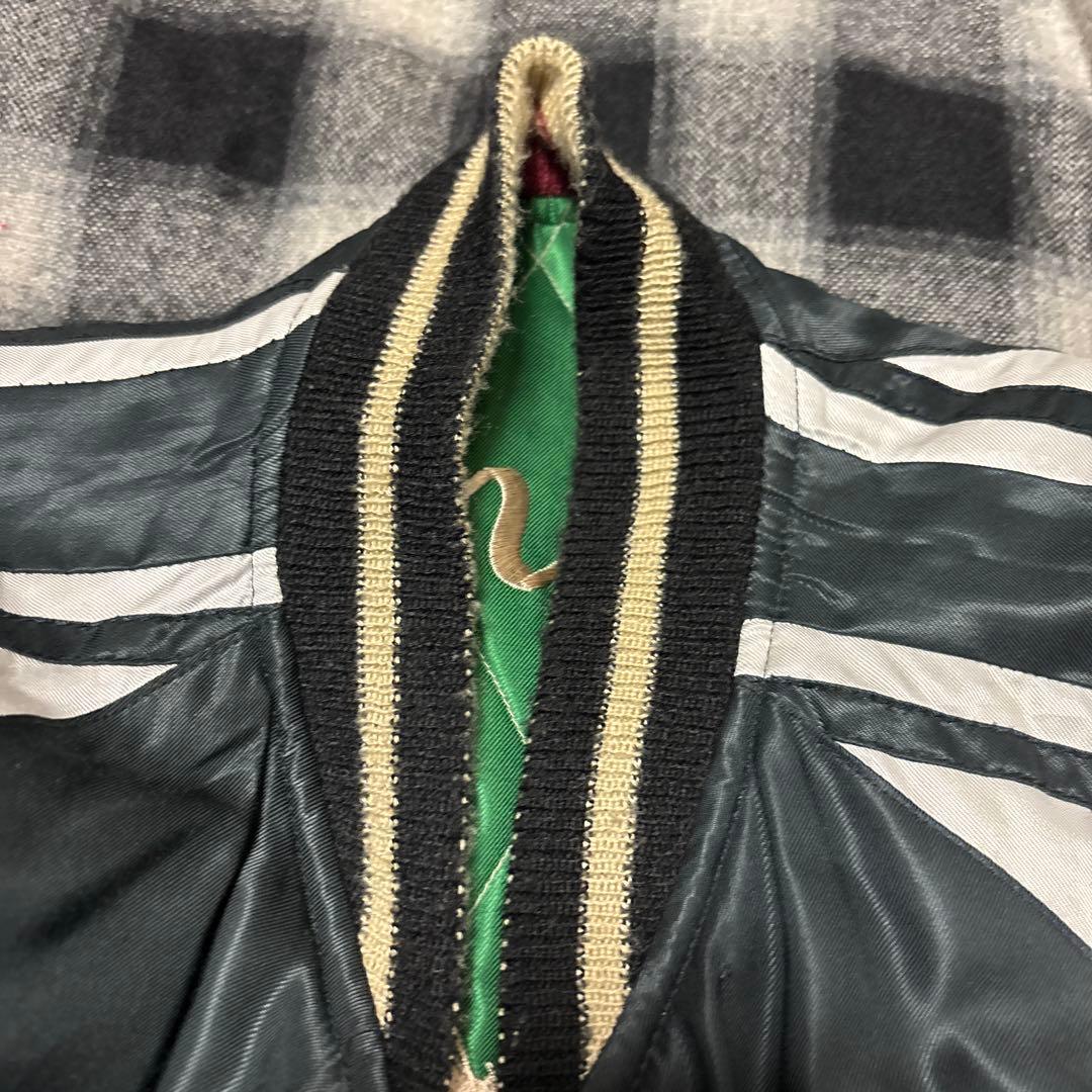 専用　テーラー東洋 サテン スカジャン 虎 鷹 刺繍 横田基地 1950