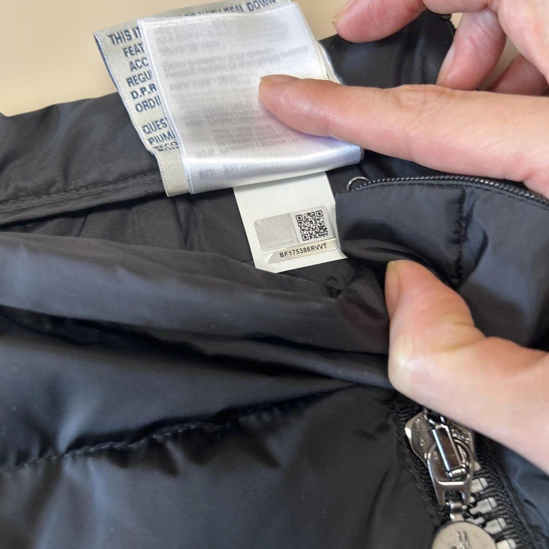 MONCLER ブラック ダウンスカート 40