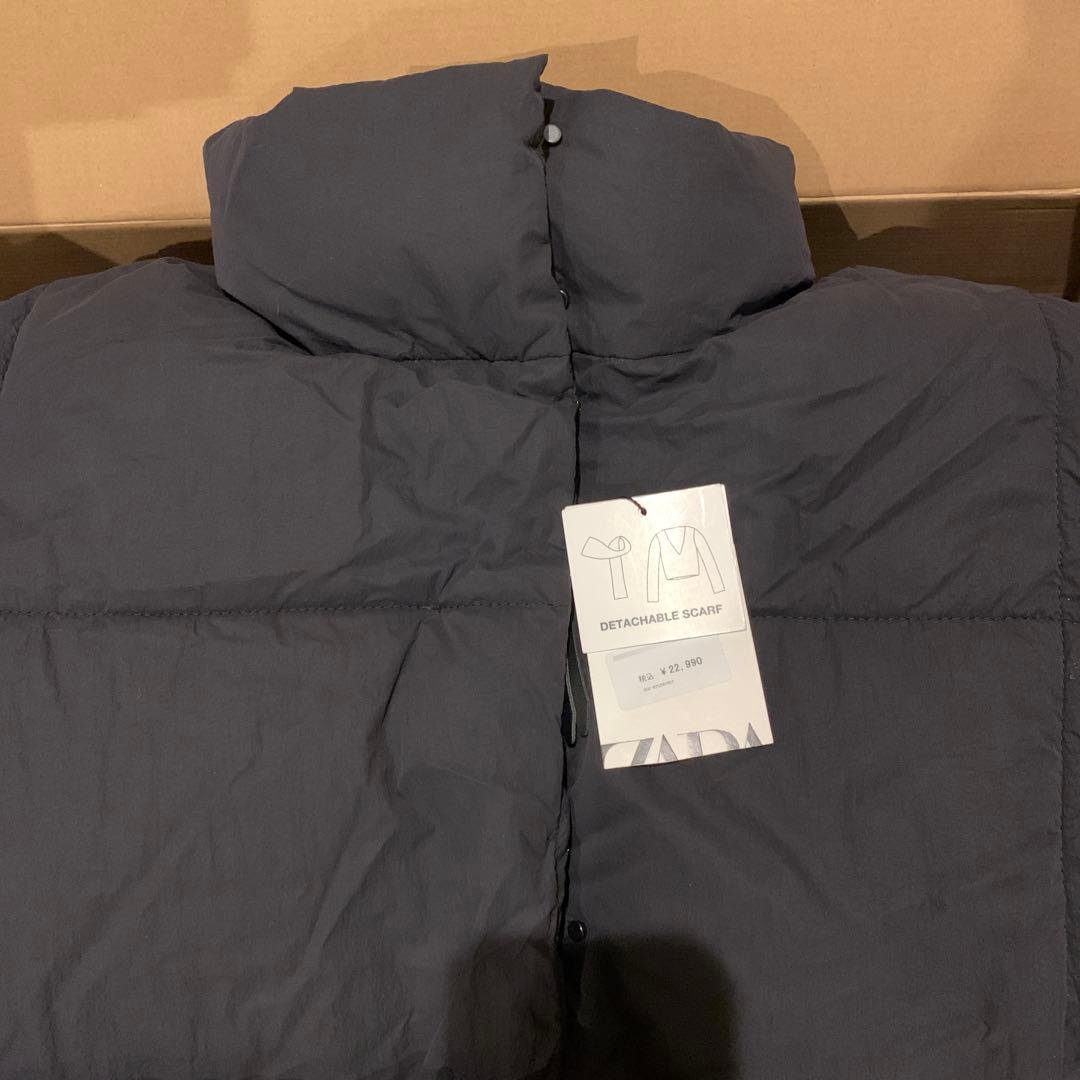 ZARA ダウンロングコート　新品未使用　Sサイズ