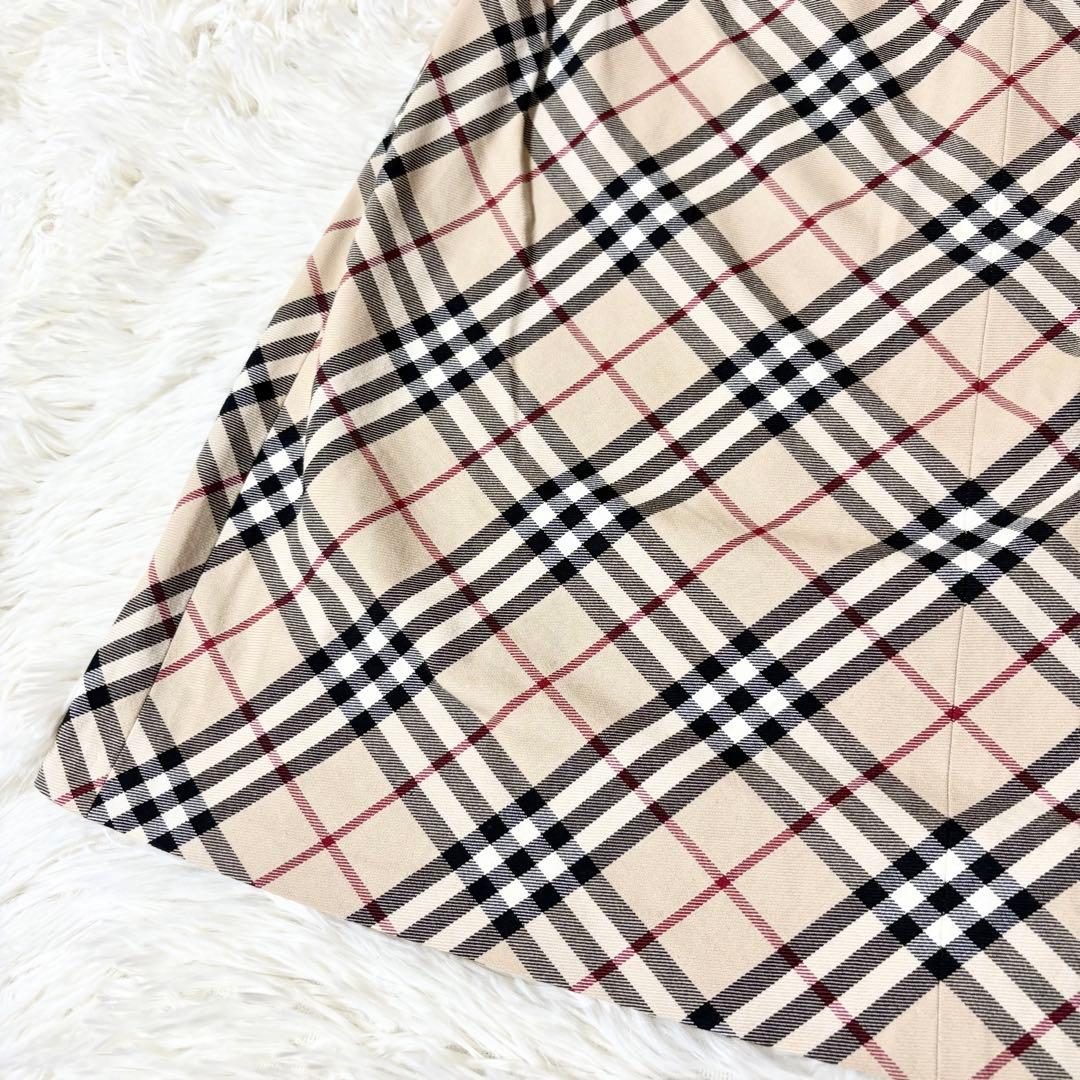 希少✨️バーバリーブルーレーベル 巻きスカート ノバチェック 36 y2K