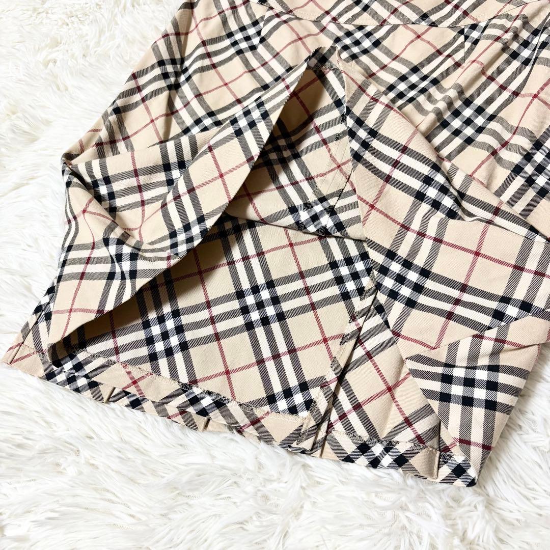 希少✨️バーバリーブルーレーベル 巻きスカート ノバチェック 36 y2K