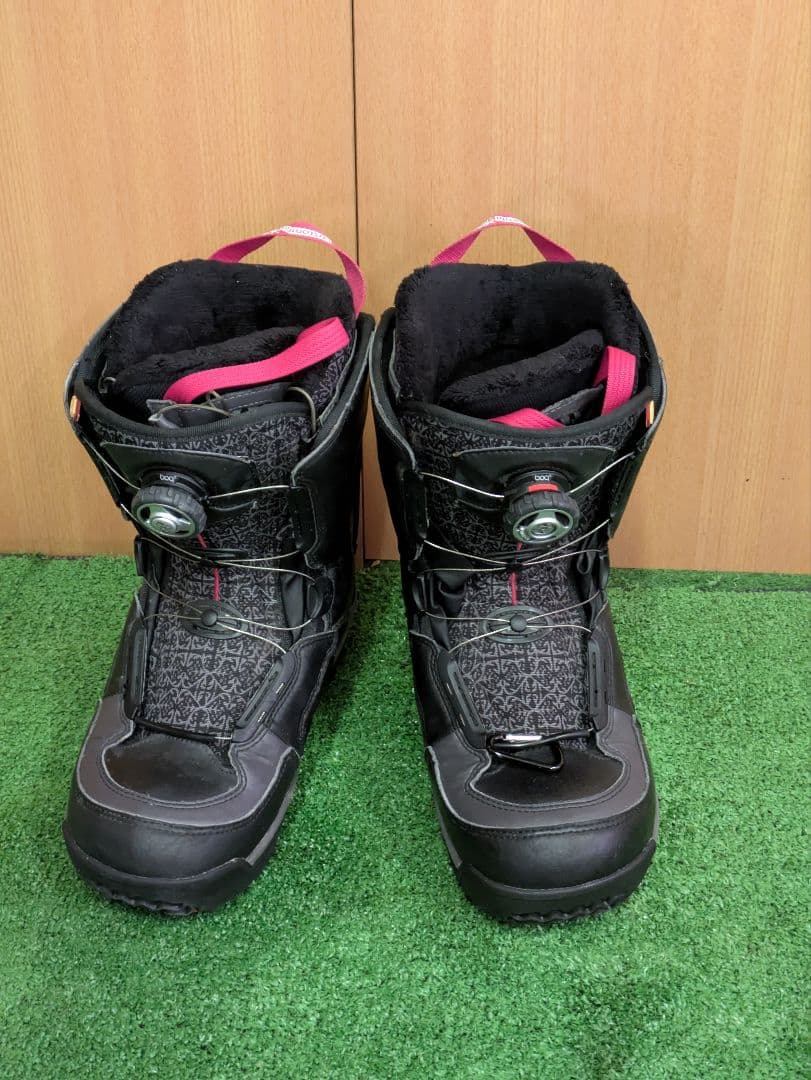 レディース4点セットスノーボードRide rapture138　ブーツ　サロモン