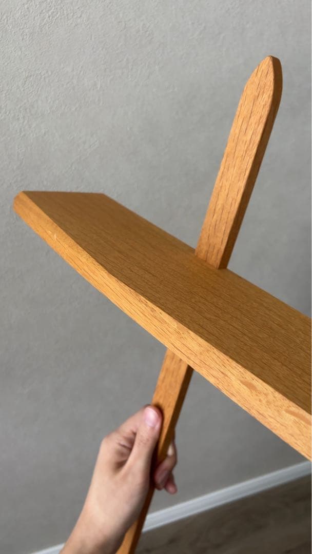 高塚和則　壁掛け棚　ミズナラ②