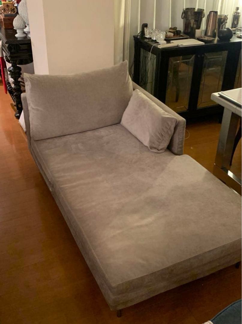 francfranc グレーのファブリックソファ