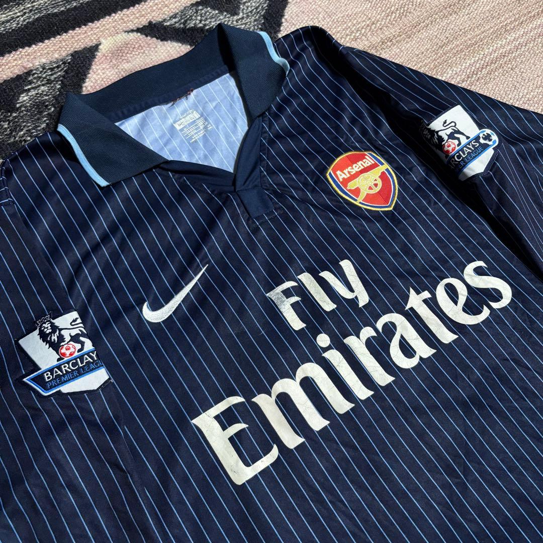 09-10 アーセナルアウェイユニフォーム　アルシャビン　00s ゲームシャツ