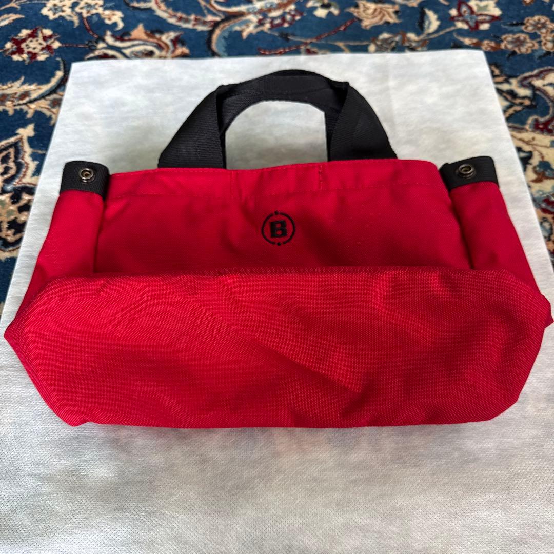 BRIEFING 赤 ナイロン トートバッグ　カードバッグ