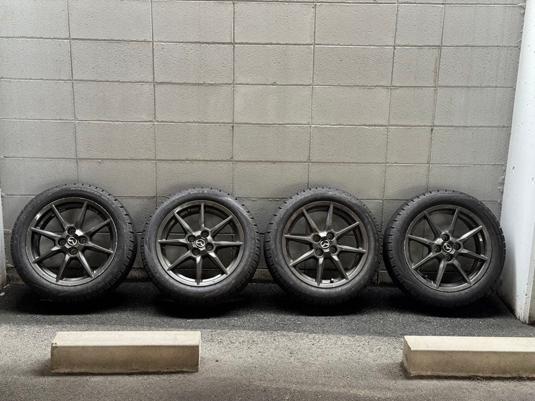 【手渡し限定】ロードスター ND純正16インチホイール＋スタッドレス4本セット