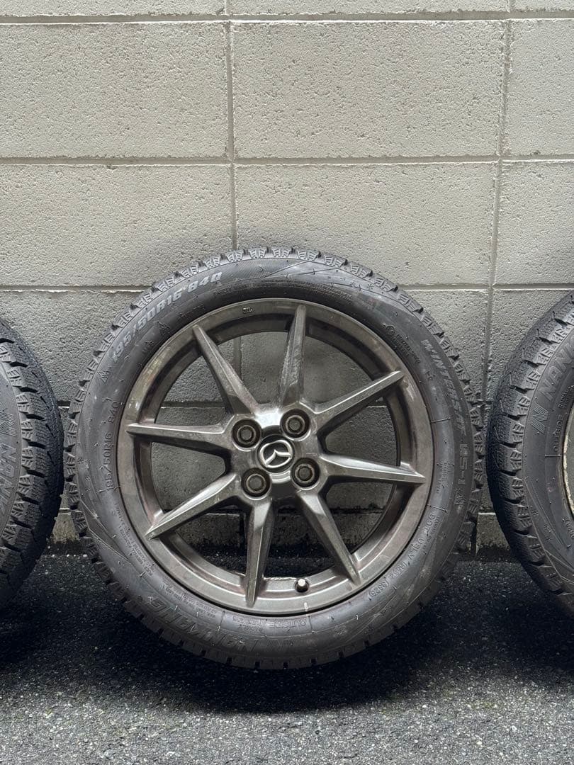 【手渡し限定】ロードスター ND純正16インチホイール＋スタッドレス4本セット