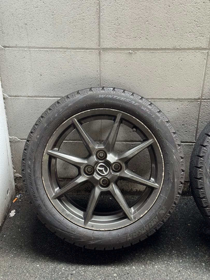 【手渡し限定】ロードスター ND純正16インチホイール＋スタッドレス4本セット