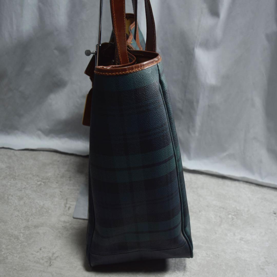 【美品】RALPH LAUREN トートバッグ PVC 大容量 A4収納可