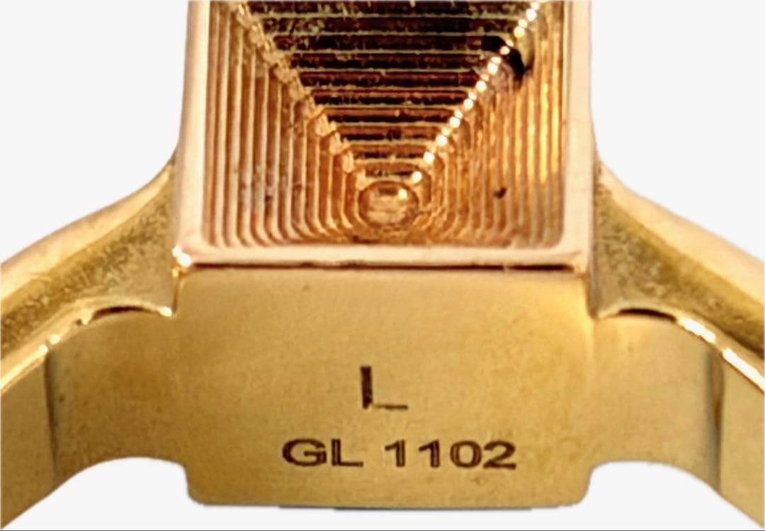 ルイヴィトン M65098 バーグ ギャンブル ゴールド リング L 約16号