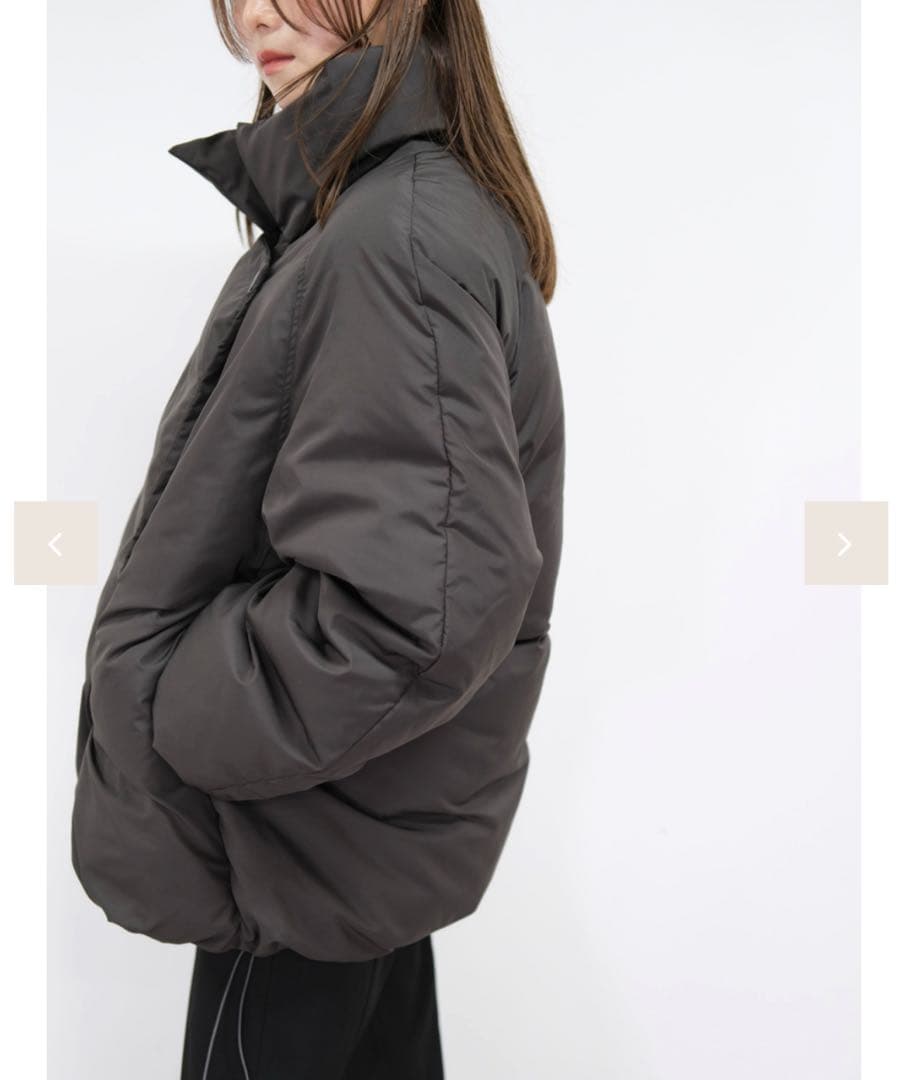 オリジナルコクーンミドルダウンコート