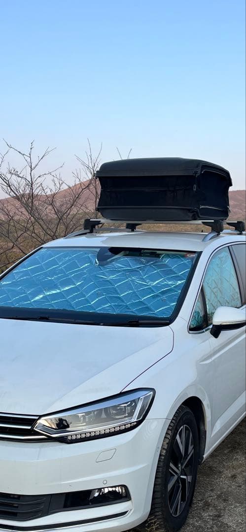 ゴルフ トゥーラン（5T）マルチシェード・シルバー フロント・リア 10枚セット