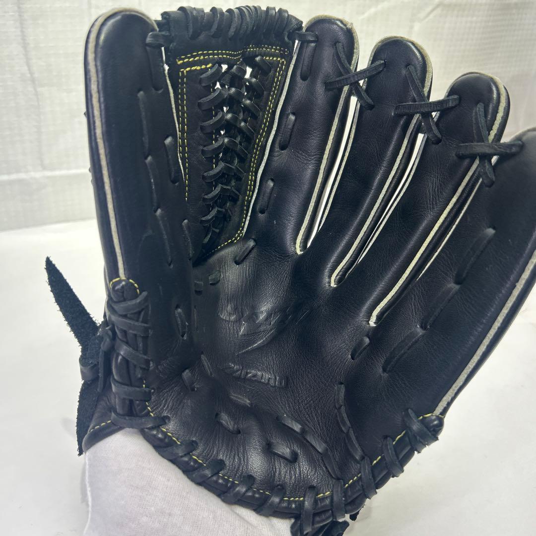 美品 Mizuno セレクト９ 軟式グローブ 黒 内野手用 サイズ9