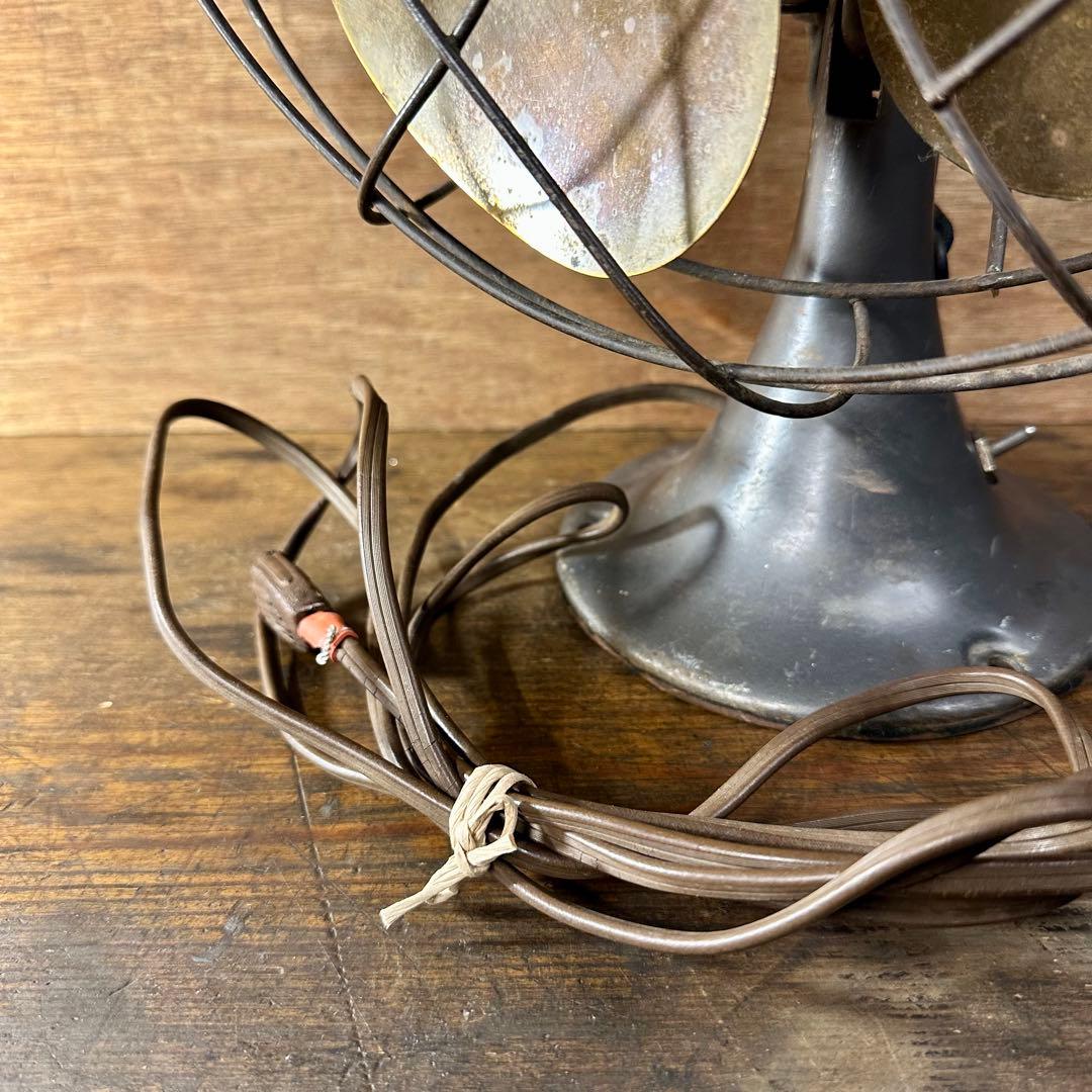 【実働】戦前モデル　EMERSON 6250-D　10インチ真鍮4枚羽ファン