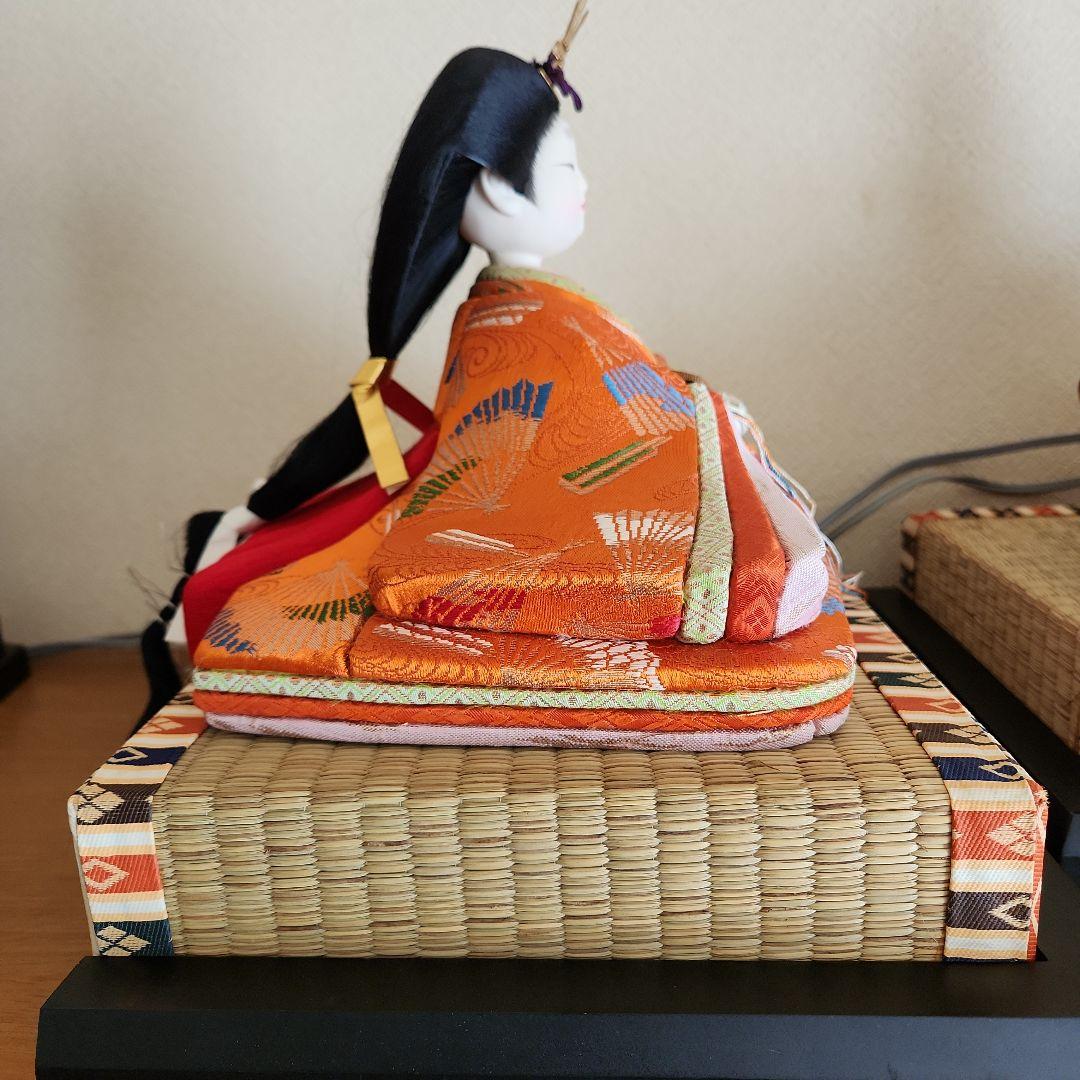 木目込み雛人形 親王飾り(大きめ)雪洞セット