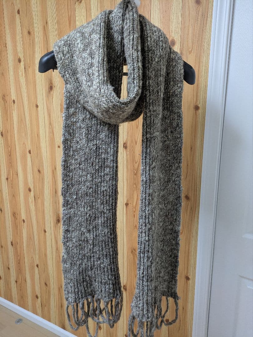 Diorロングニットフリンジマフラー