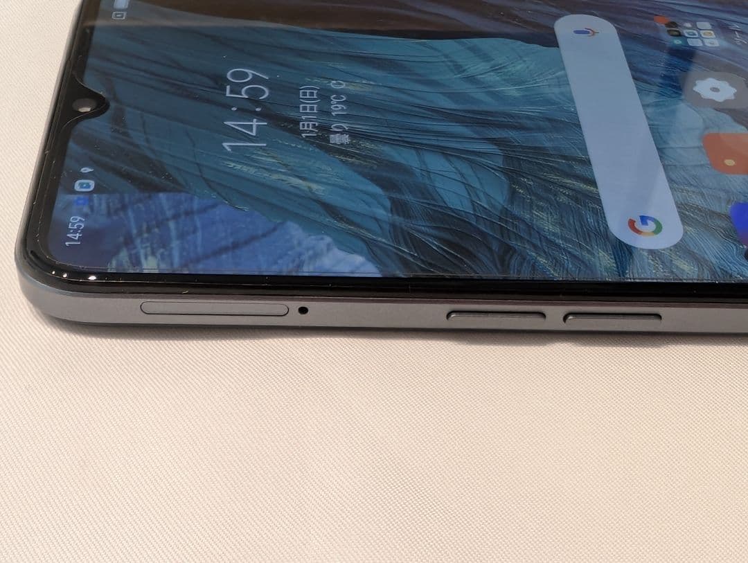 【良品・純正充電器付】OPPO A73 ネイビーブルー SIMフリー