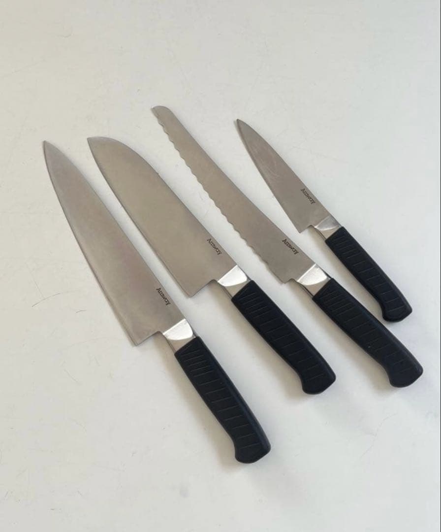 アムウェイクイーン スタンダードナイフ 4本セット