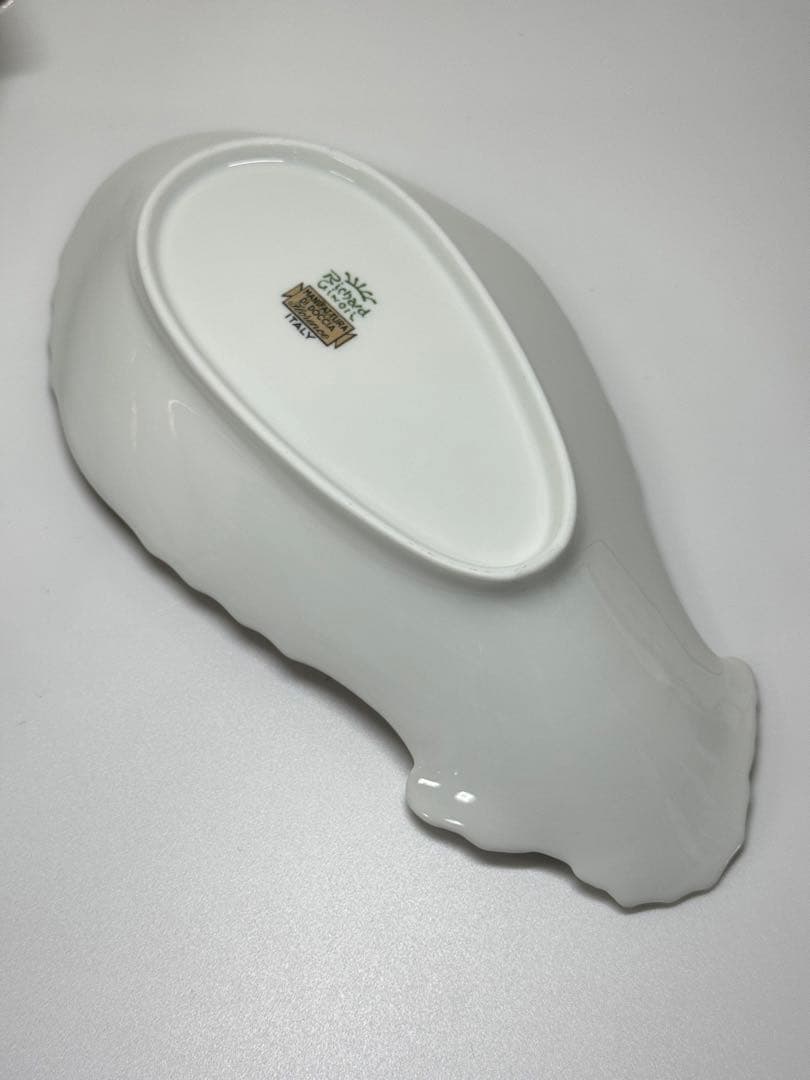 【高級】Richard Ginoriレッドコック ナス型プレート 6枚セット