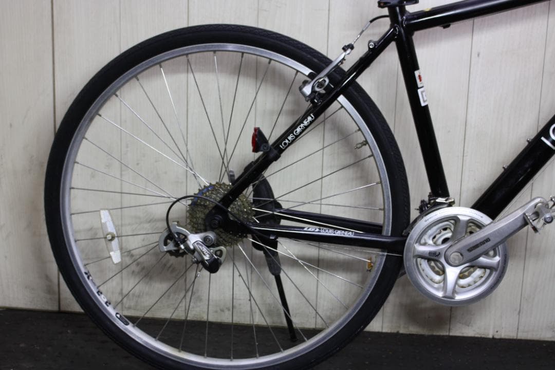 ルイガノ LGS-TR1 700C アルミ シマノ24速 470mm 黒