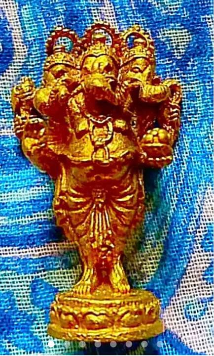 金運最強神 タイ製ガネーシャ三倍！シヴァ神ビシュヌ神ブラフマー神 三位一体神