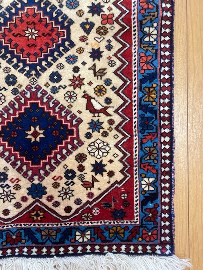 【在庫一掃セール】ペルシャ絨毯 102cm×62cm No.3053−06