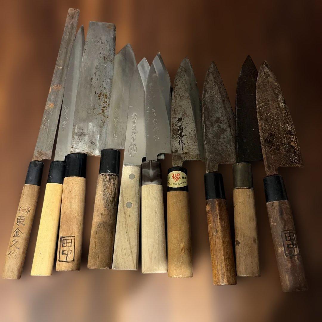 包丁セット 10本 ステンレス鋼