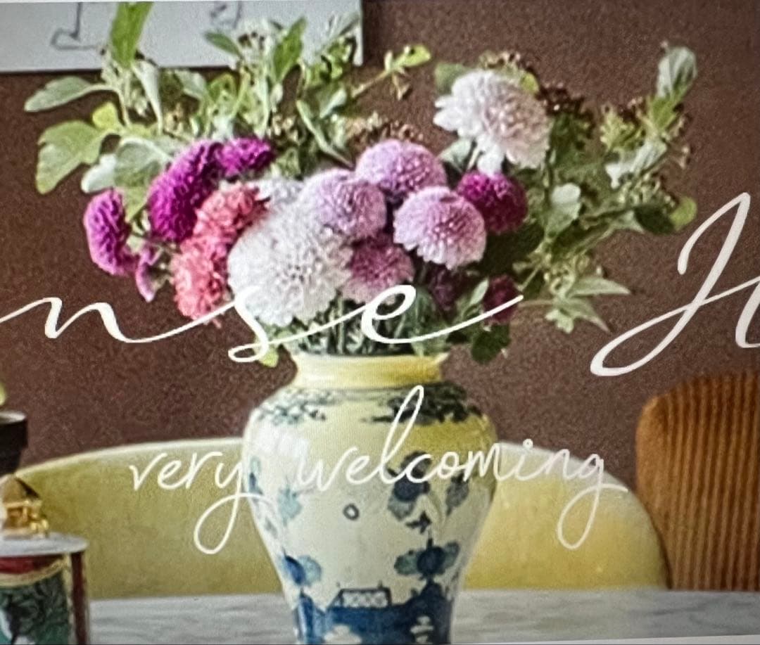 新品未使用　希少　ジノリ1735 蓋付き　フラワーベース　チトリーノ