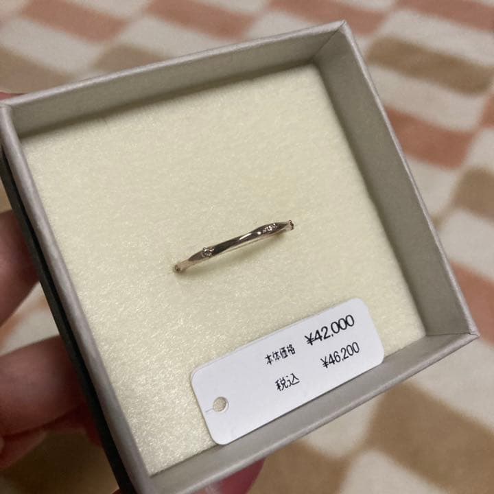 K18MPG レイヤード ダイヤモンド ツイスト リング