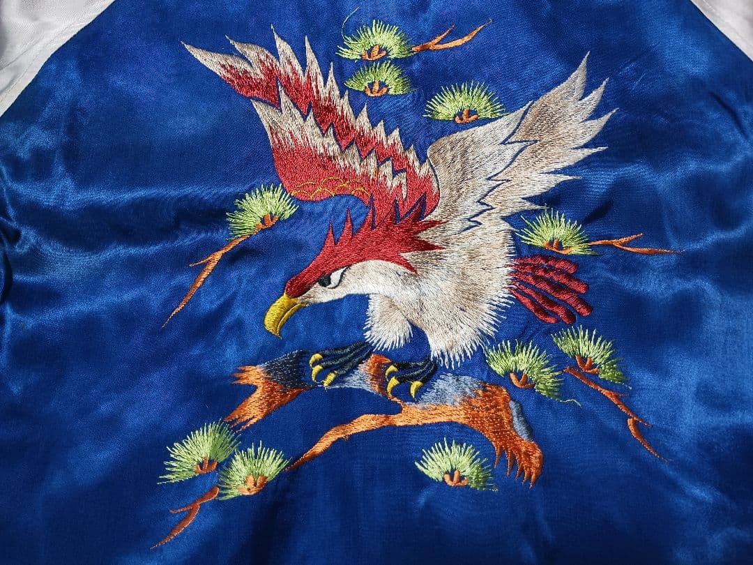 スカジャン/50s/ヴィンテージ/タイガーヘッド/顔虎/スーベニアジャケット