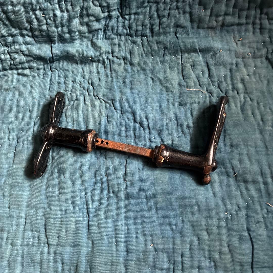 フランス　アンティーク　ドアノブ　アイアン　DIY