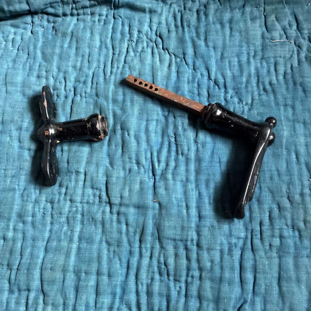 フランス　アンティーク　ドアノブ　アイアン　DIY