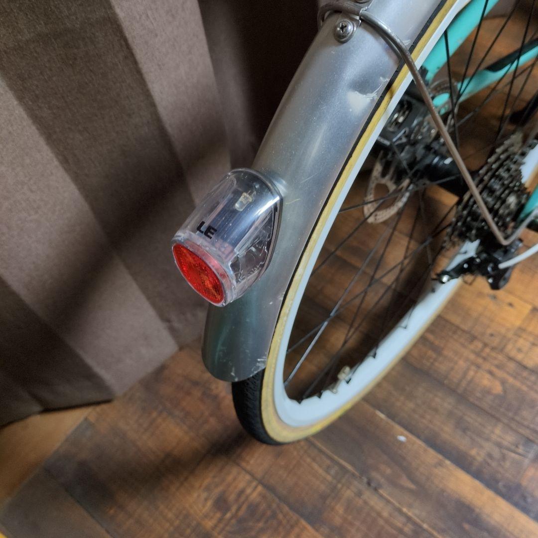 たかお君 クロスバイク Bianchi ATTIVO ママチャリ風