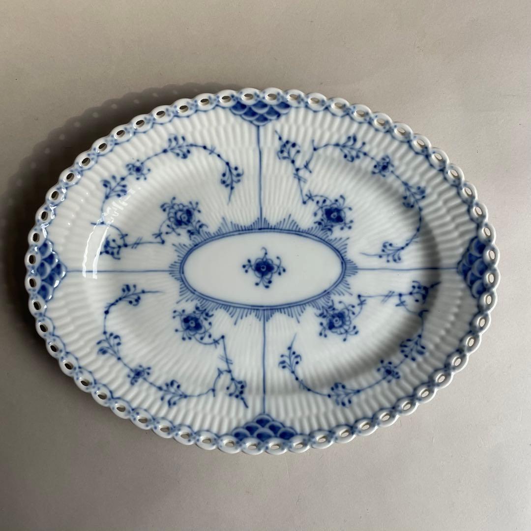 ロイヤルコペンハーゲン フルレース オーバルプレート 25cm