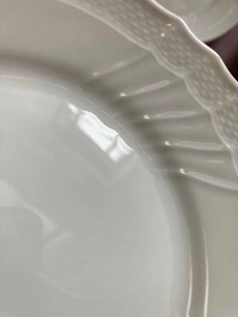 ジノリ　ベッキオホワイト　デザートプレート　ケーキ皿　10枚　プレート