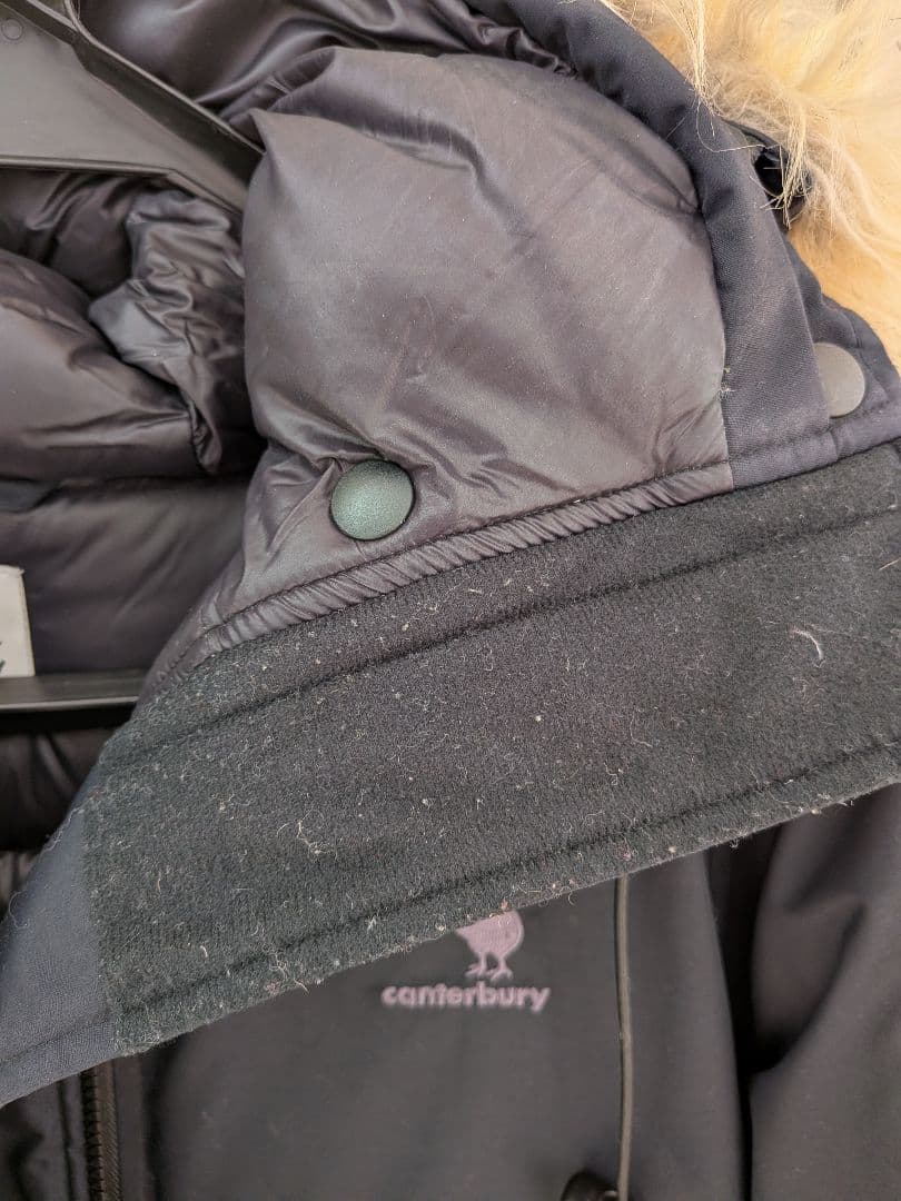Canterbury フード付きダウンジャケット