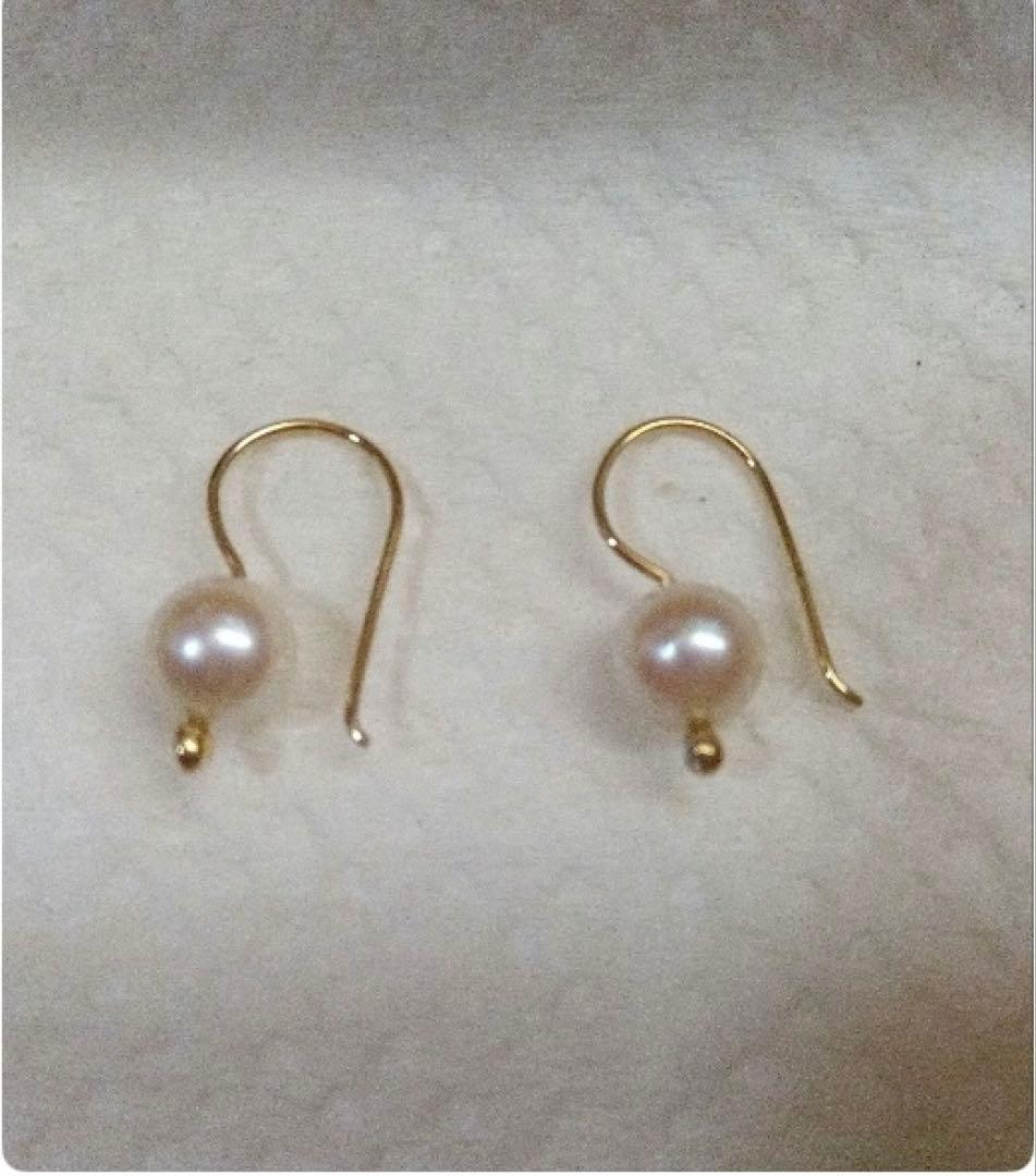 ミズキ パール ダイヤ フックピアス　MIZUKI ロンハーマン