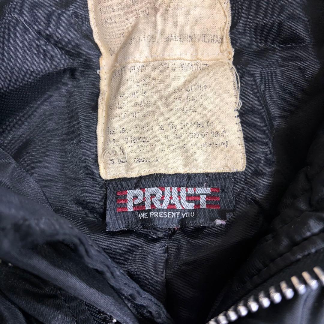 超希少 90s PRACT N-2B フライトジャケット ブラック　 短丈