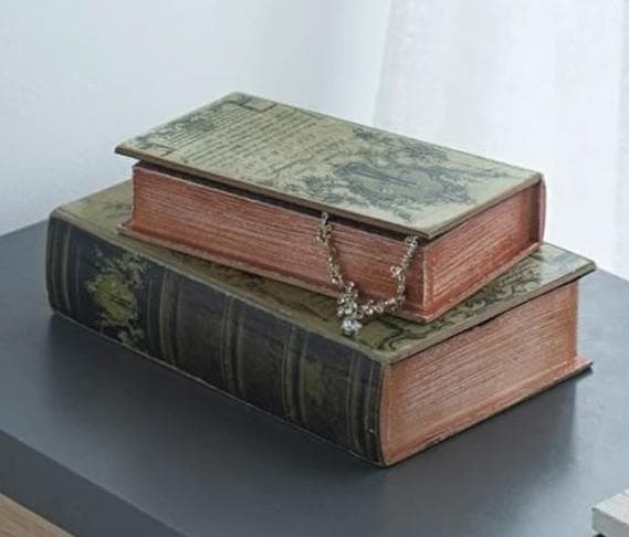 ブックボックス 小物入れ ボックス アンティーク ビンテージ 85124BB