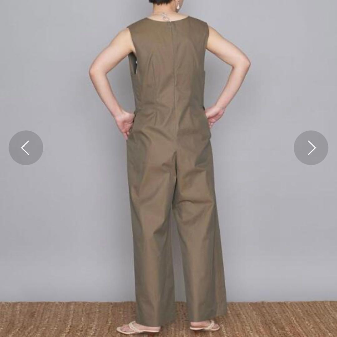 AEWEN MATOPH/シャンブレー キーネック サロペット