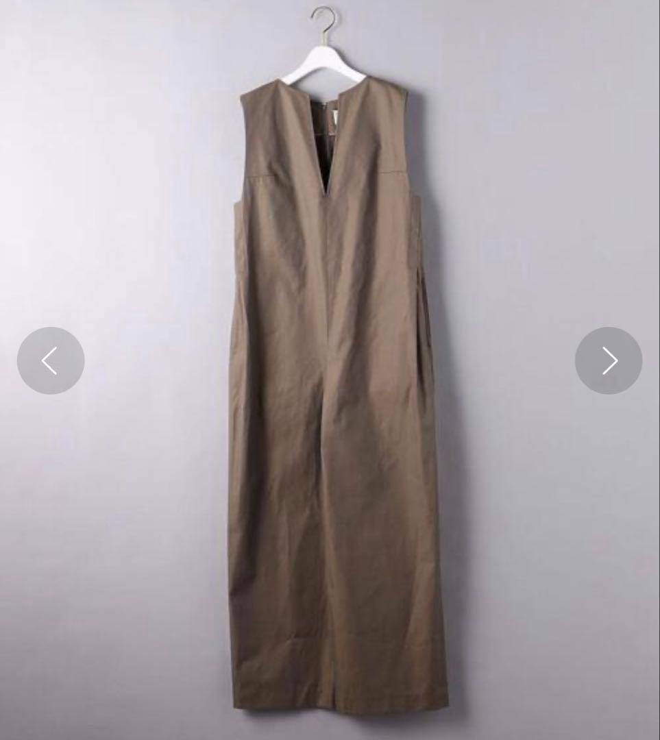 AEWEN MATOPH/シャンブレー キーネック サロペット