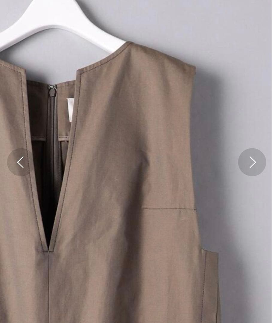 AEWEN MATOPH/シャンブレー キーネック サロペット