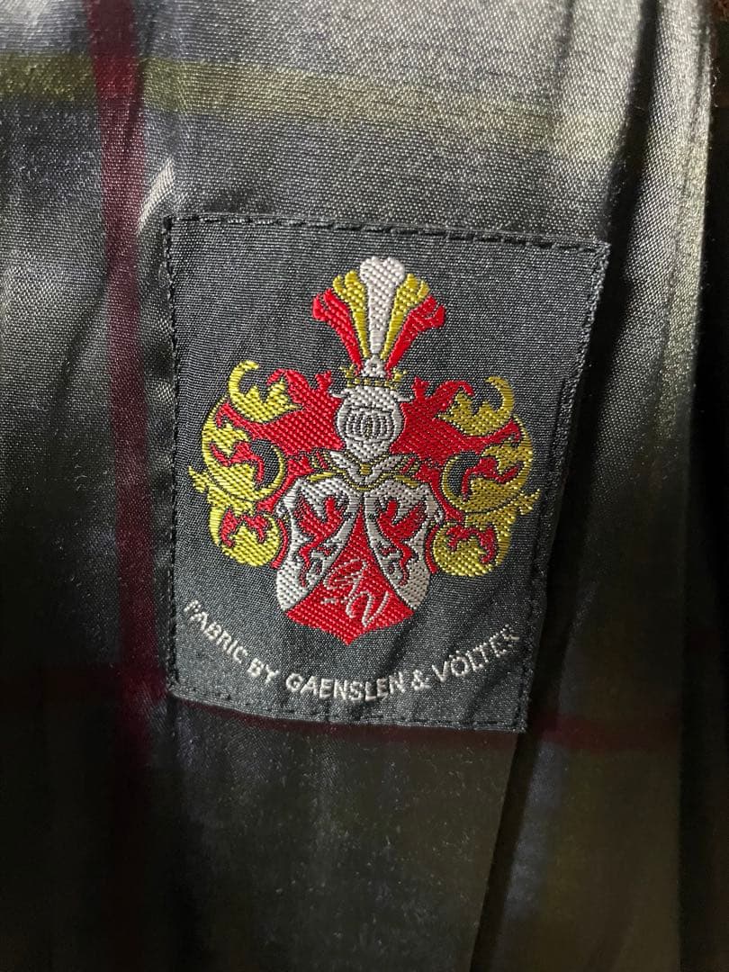 【bugatti】ネイビーベルテッドコート