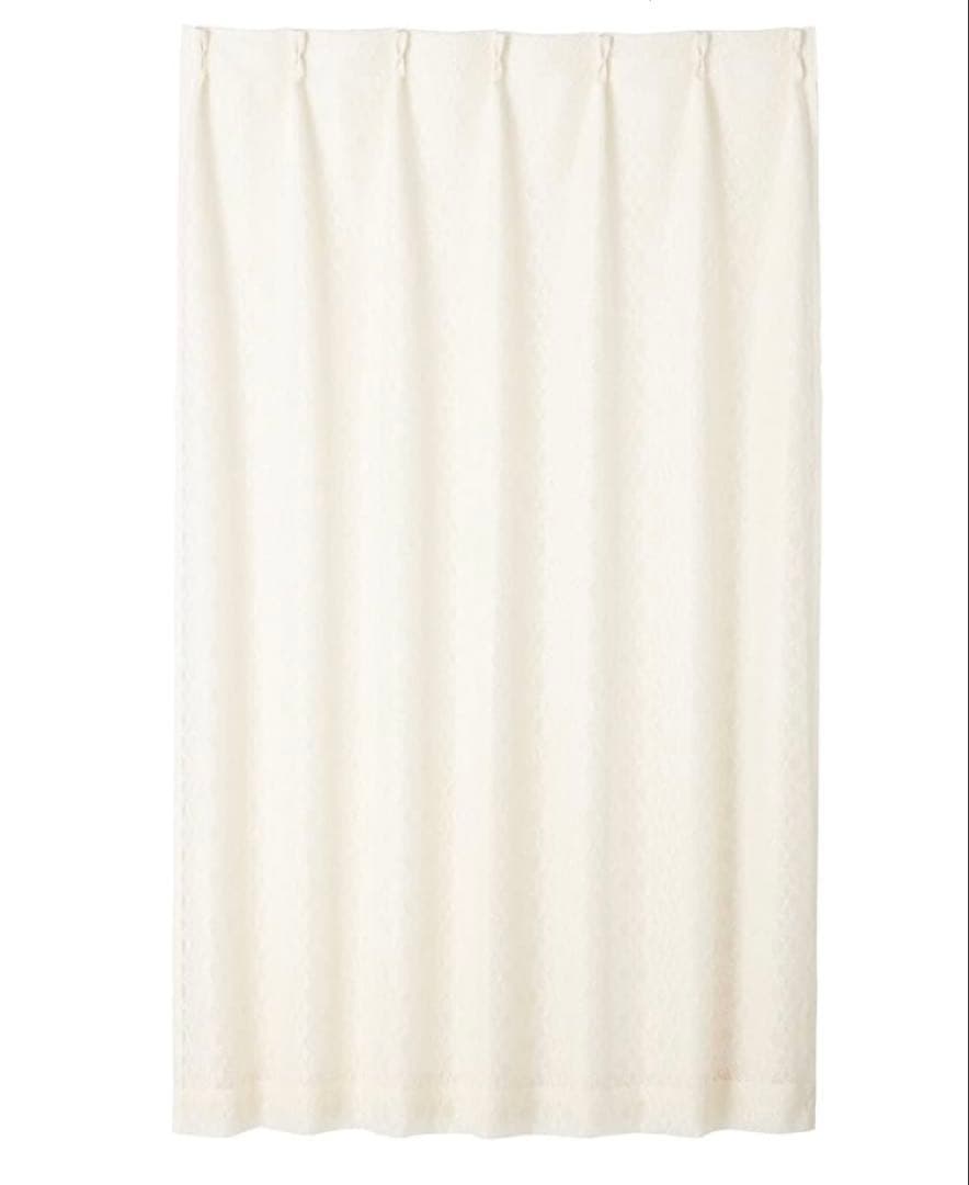 Francfranc フランフラン レーシー×プレン ダブル カーテン