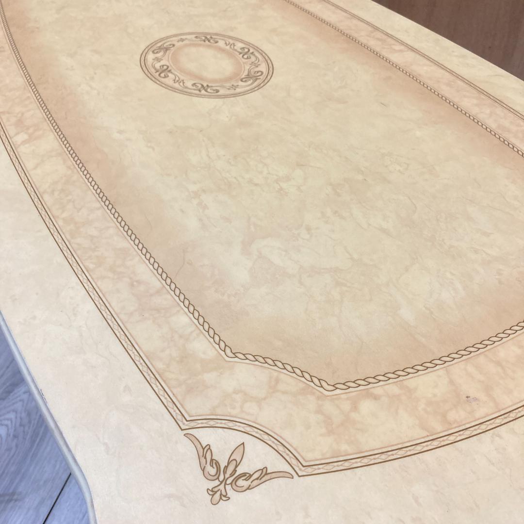 イタリア　リビングテーブル　センターテーブル　姫家具　ロココ調